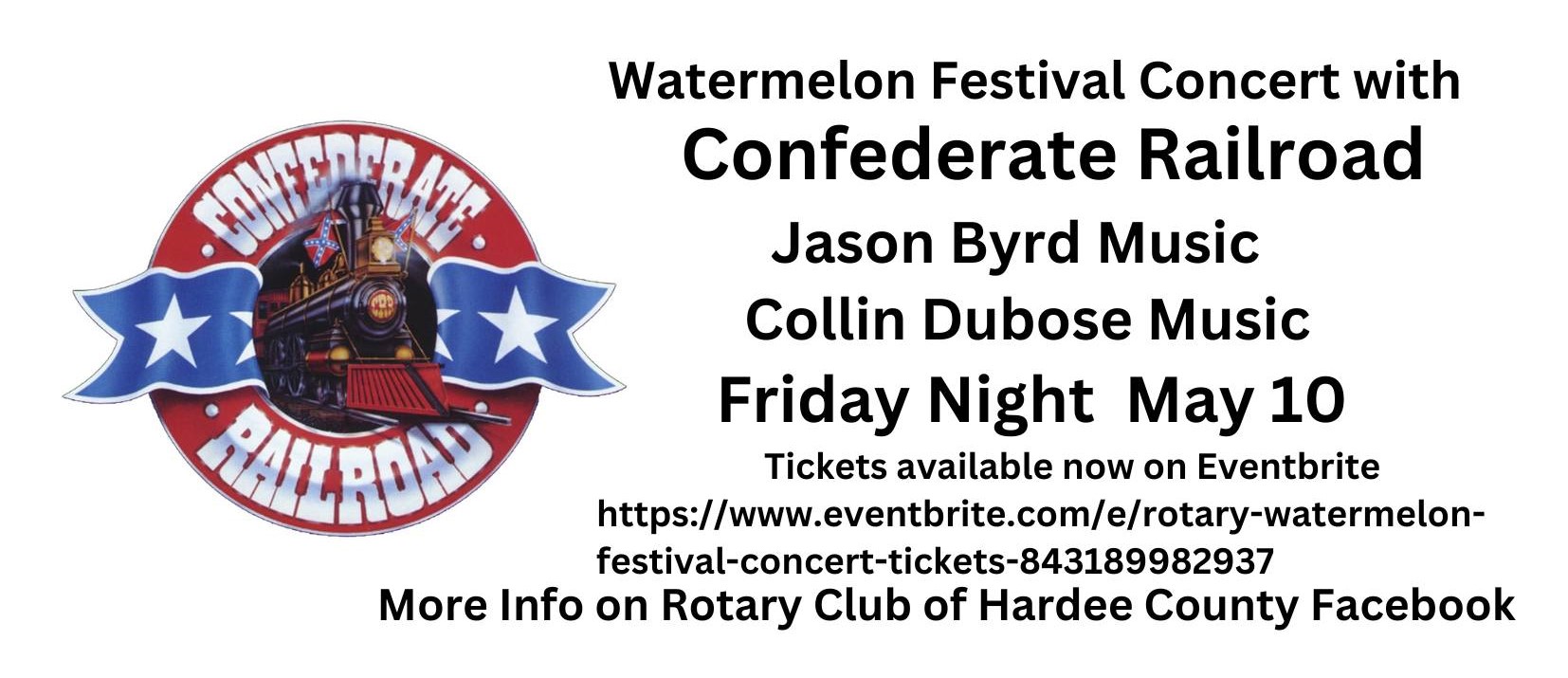 Water Melon Festival Concert Confederate Railroad